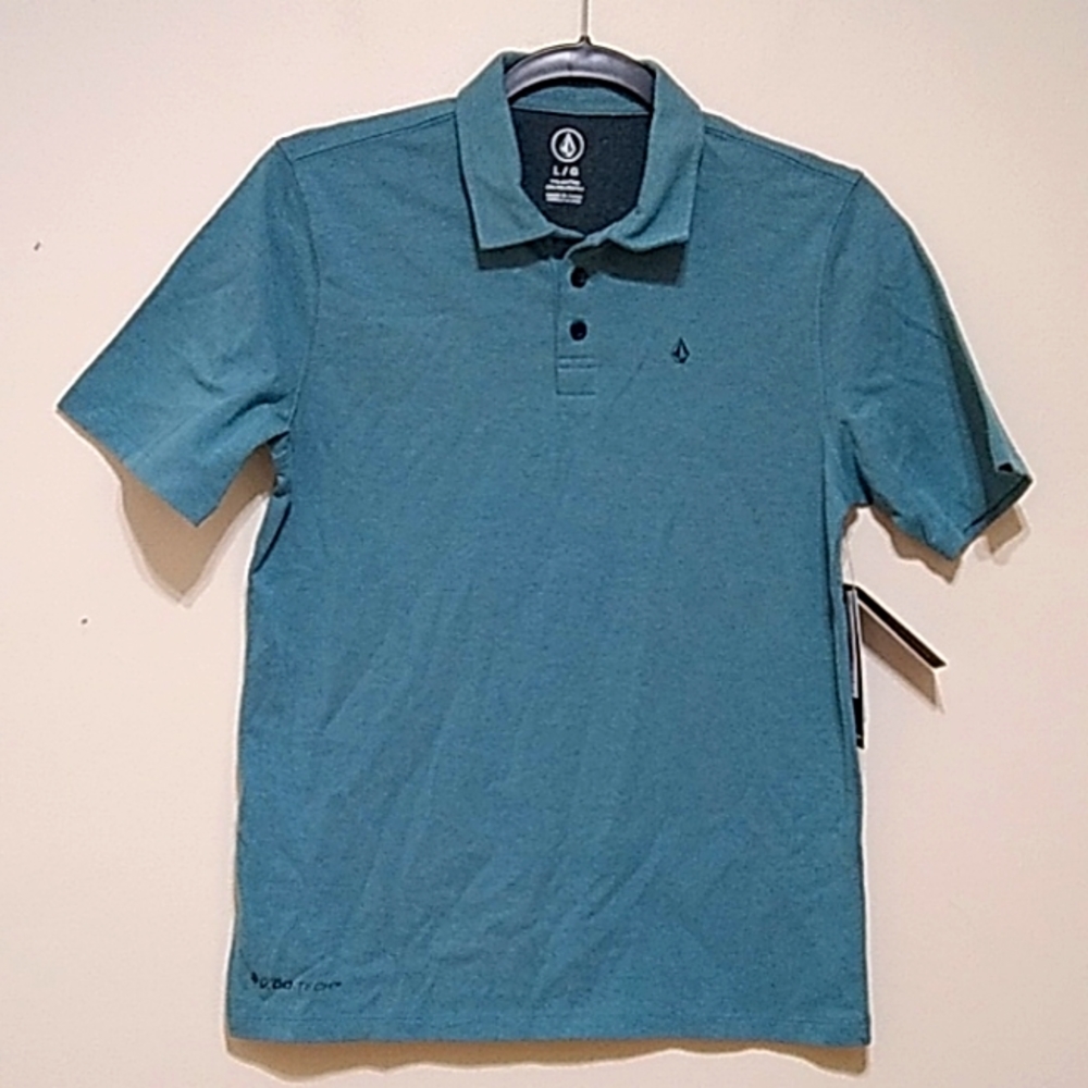 Volcom V.CO TECH Boy's Hazard Pro Short Sleeve Polo Shirt